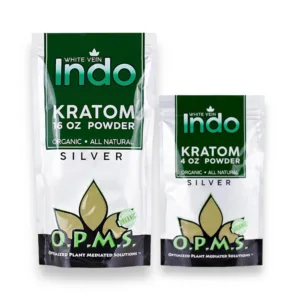 OPMS Silver White Indo Kratom Powder