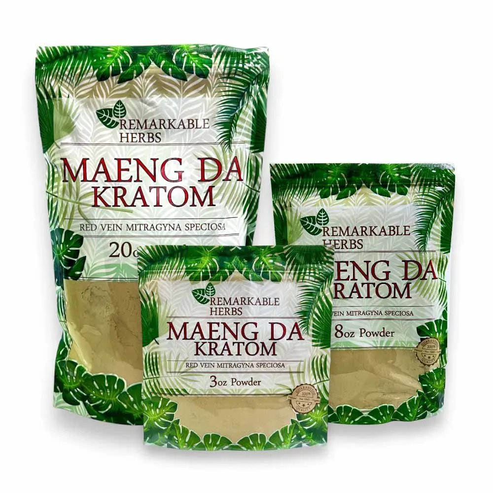 Remarkable Herbs Red Maeng Da Kratom Powder