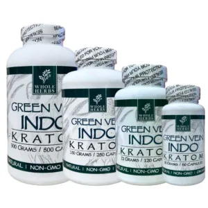 Whole Herbs Premium Indo Kratom Capsules
