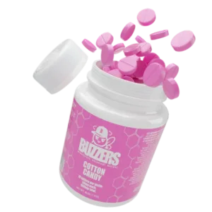 Buzzers Bottle 10ct 500mg Cotton Candy