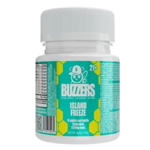 Buzzers Bottle 15ct 75mg Island Freeze