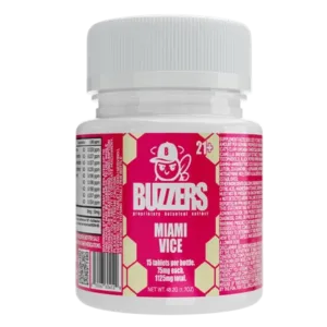 Buzzers Bottle 15ct 75mg Miami Vice