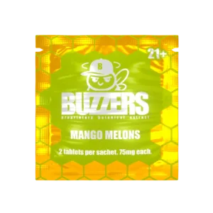 Buzzers Tabs 2ct 150mg Mango Melons