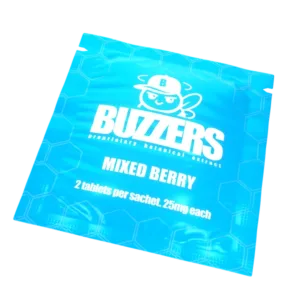Buzzers Tabs 2ct 50mg Mixed Berry