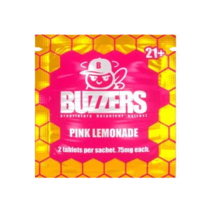 Buzzers Tabs 2ct 150mg Pink Lemonade
