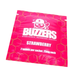 Buzzers Tabs 2ct 50mg Strawberry