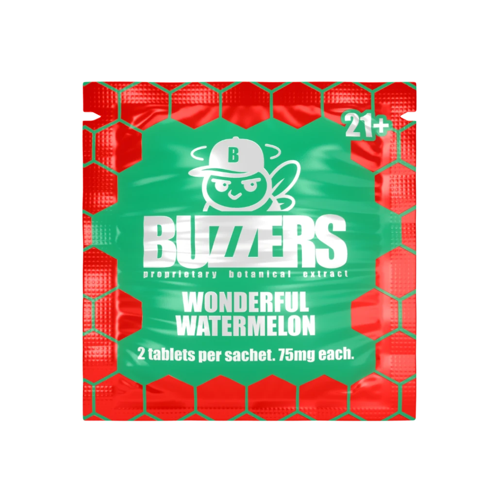 Buzzers Tabs 2ct 150mg Wonderful Watermelon