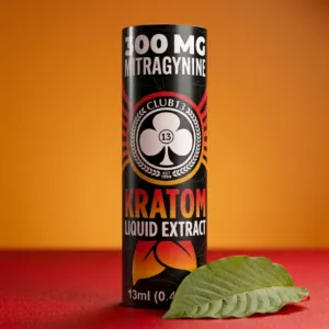 Club 13 Full Spectrum Kratom Liquid Extract 300 mg MIT 13 ml bottle