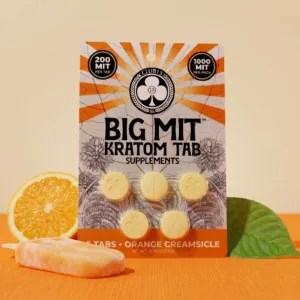 Club 13 BIG MIT Orange Creamsicle Kratom Tablets 5 ct 1000 mg MIT pack