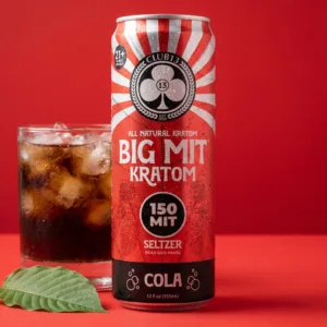 Club 13 BIG MIT Cola Kratom Seltzer 150 mg MIT 12 oz can