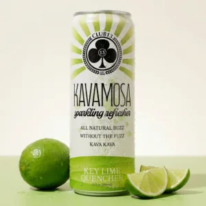 Club 13 Kavamosa Key Lime Quencher Kava Seltzer 12 oz can
