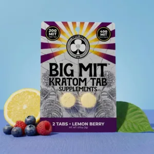Club 13 BIG MIT Lemon Berry Kratom Tablets 2 ct 400 mg MIT pack