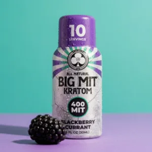 Club 13 BIG MIT Blackberry Currant Kratom Shot 400 mg MIT 1 oz bottle
