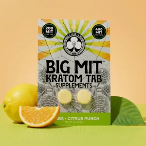 Club 13 BIG MIT Citrus Punch Kratom Tablets 2 ct 400 mg MIT pack