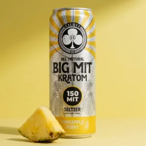 Club 13 BIG MIT Pineapple Point Kratom Seltzer 150 mg MIT 12 oz can